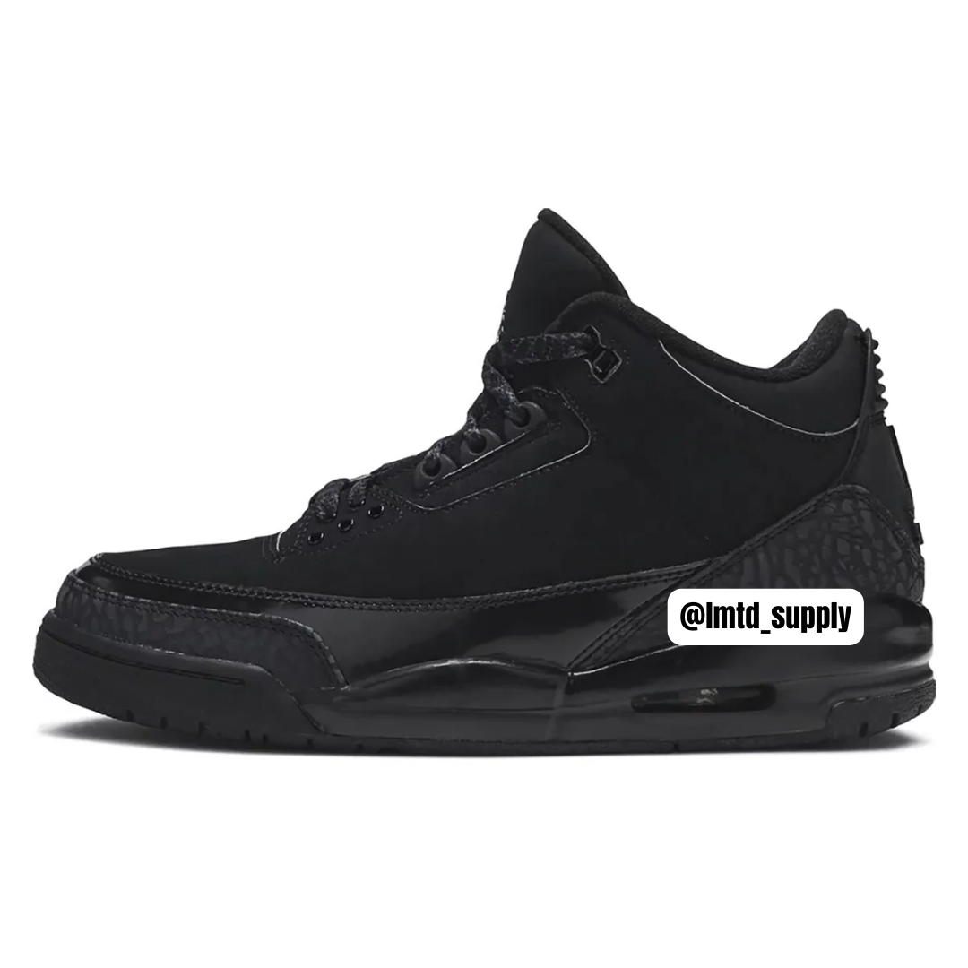 PRE ORDER 2025 Air Jordan 3 Retro "Black Cat" LMTD Supply